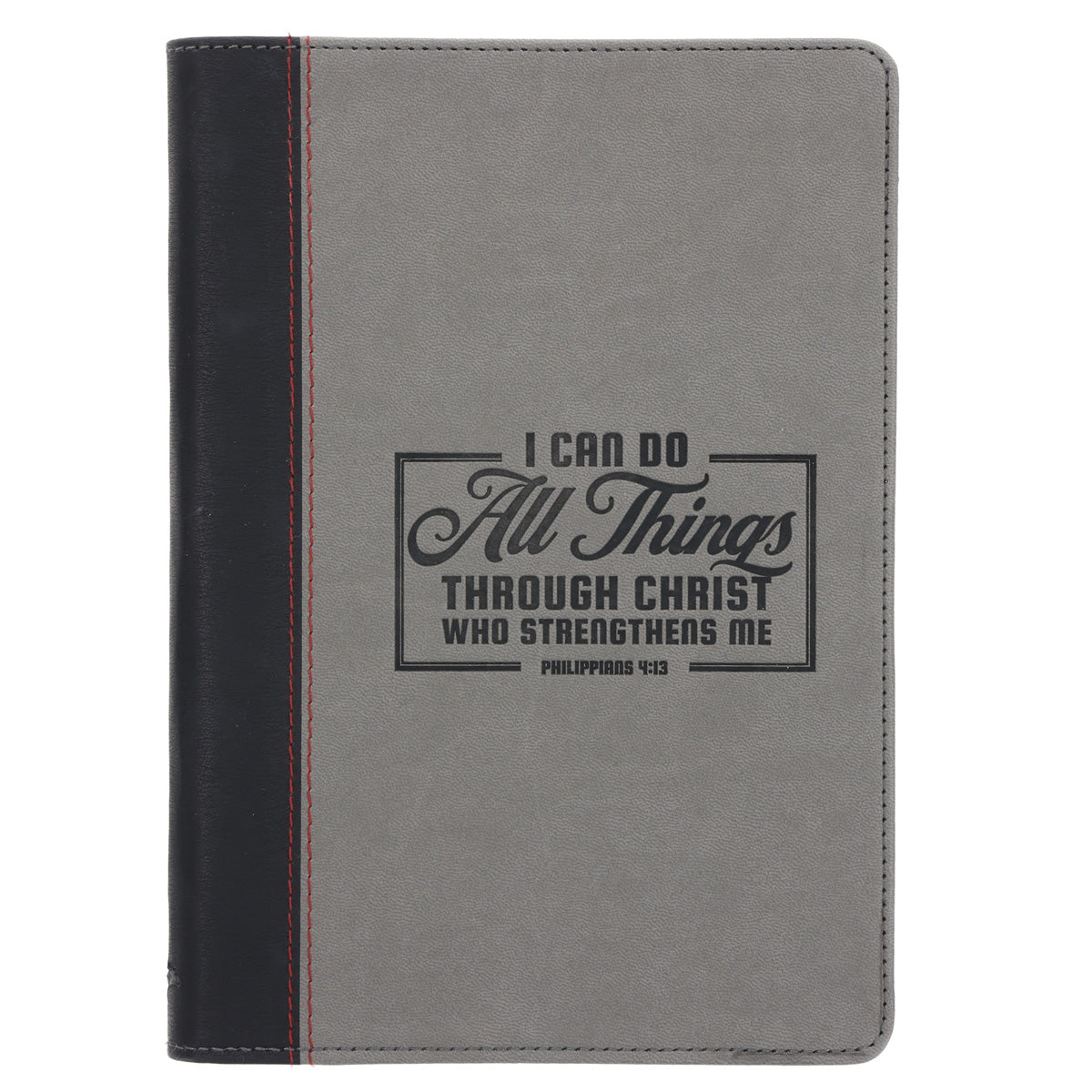 I Can Do All Things Slimline Faux Leather Journal