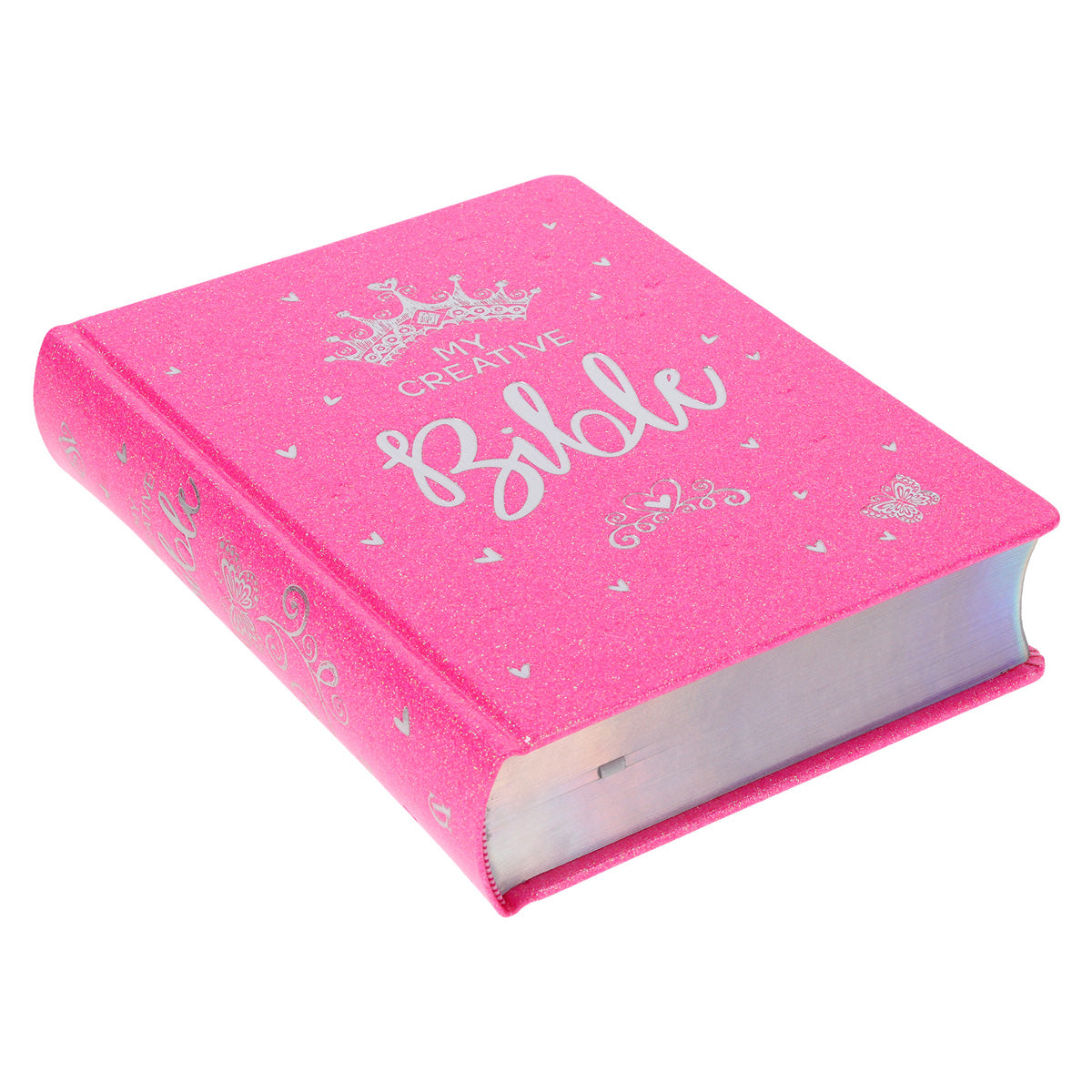 ESV Pink Glitter Hardcover My Creative Bible for Girls