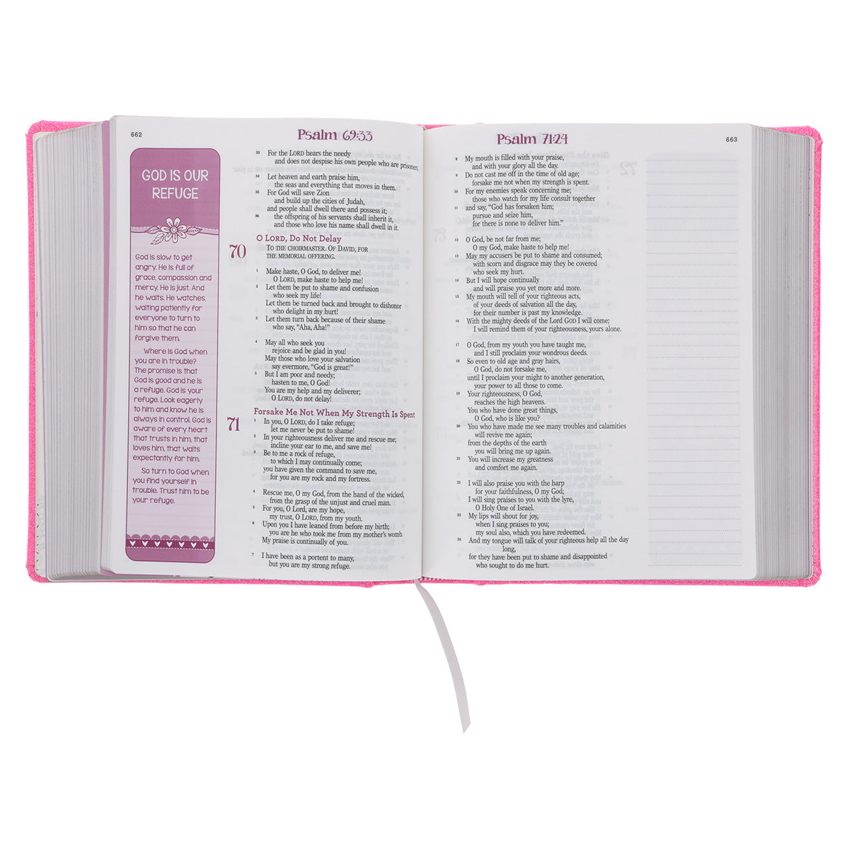 ESV Pink Glitter Hardcover My Creative Bible for Girls