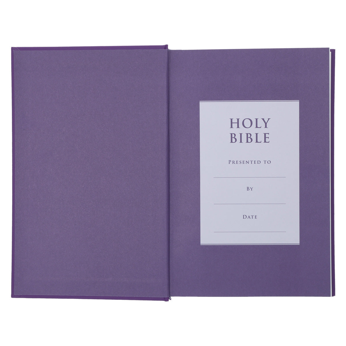 NLT Purple Hardcover Standard Bible