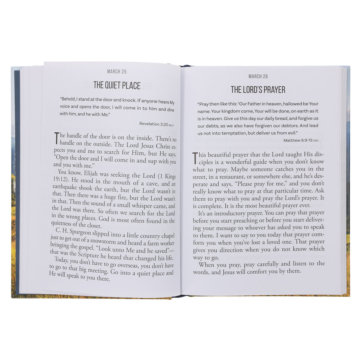 Firm Faith Large Print: 366 Devotions on Following Jesus and Living Life to the Full HC