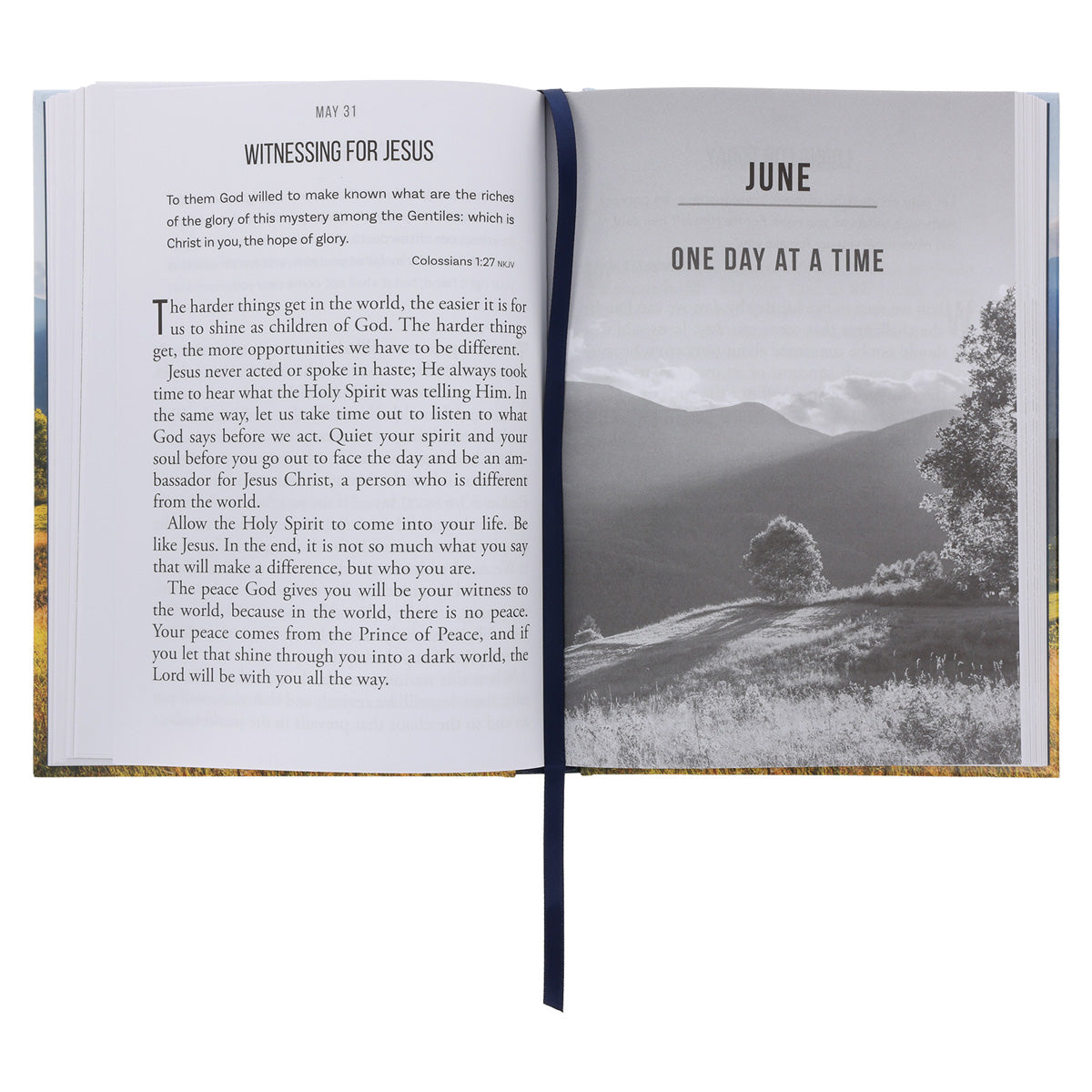 Firm Faith Large Print: 366 Devotions on Following Jesus and Living Life to the Full HC