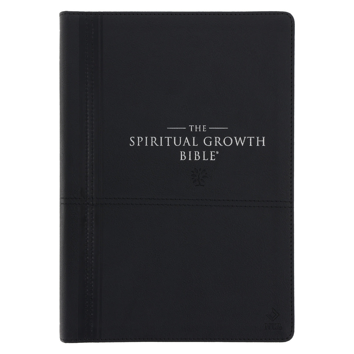 NLT Black Faux Leather Spiritual Growth Bible