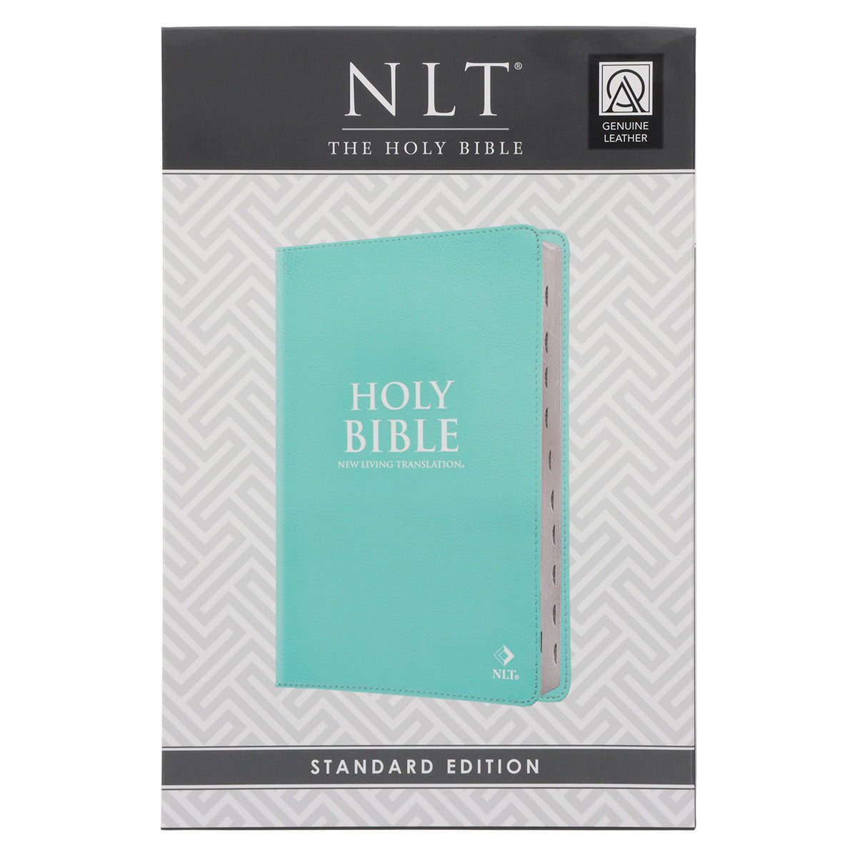 NLT Aquamarine Genuine Leather Flexcover Standard Bible