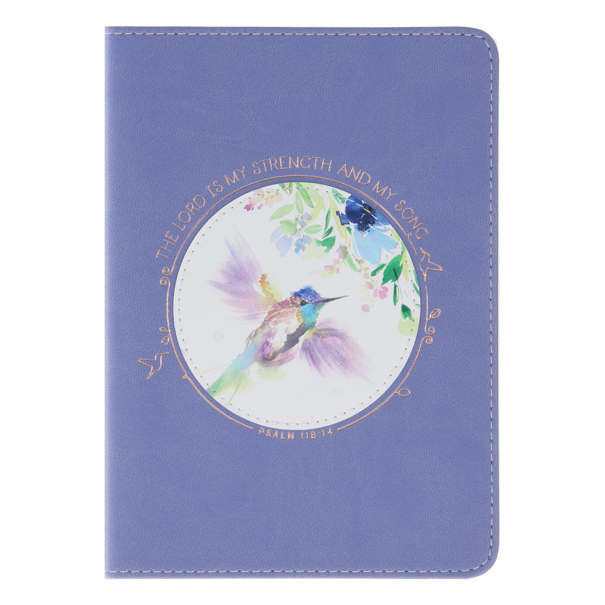 The Lord Is My Strength and My Song Handy-Sized Faux Leather Journal