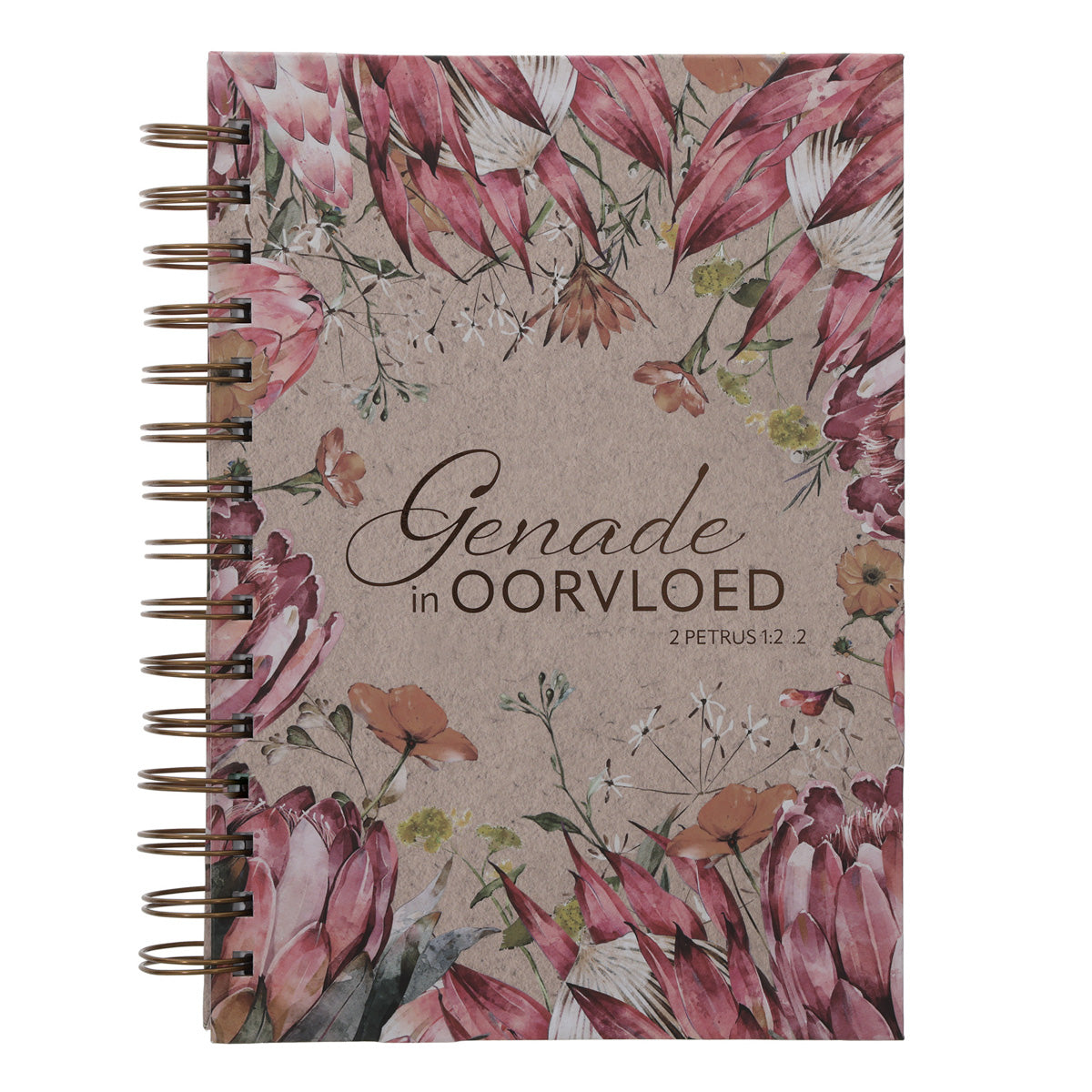 Genade in Oorvloed Afrikaans Hardcover Wirebound Journal