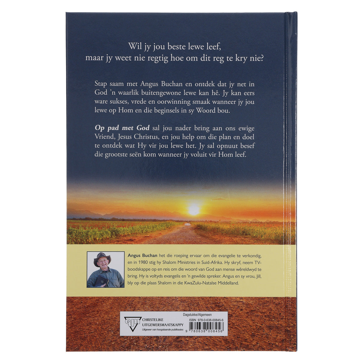 Op Pad Met God: 366 Grootdruk-Dagstukke: Kies 'n Lewe Wat God Eer (Hardeband)