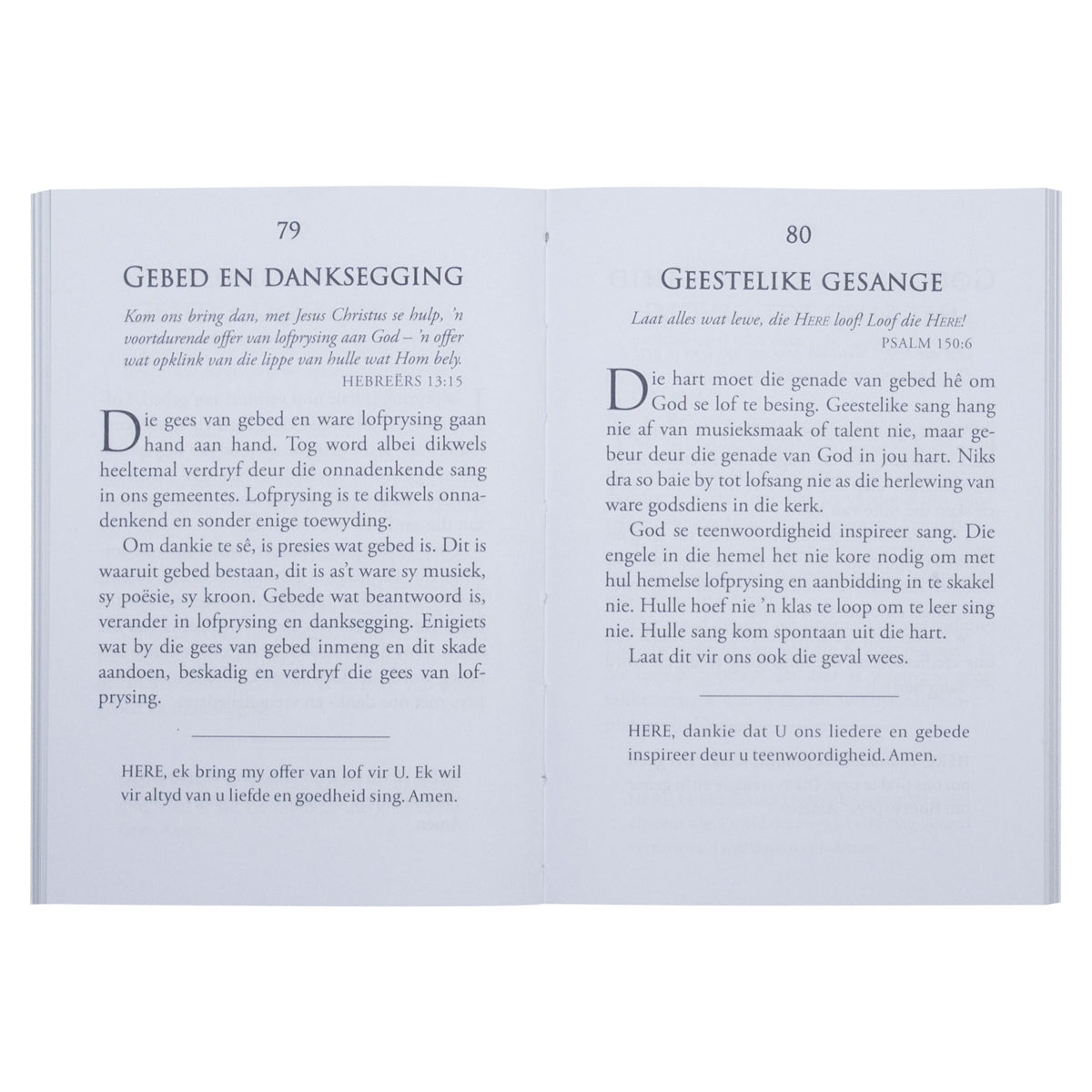 Mini-Oordenkings ’n Lewe Van Gebed (Sagteband)