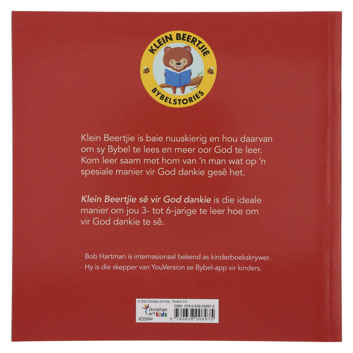 Klein Beertjie Sê vir God Dankie (Sagteband)