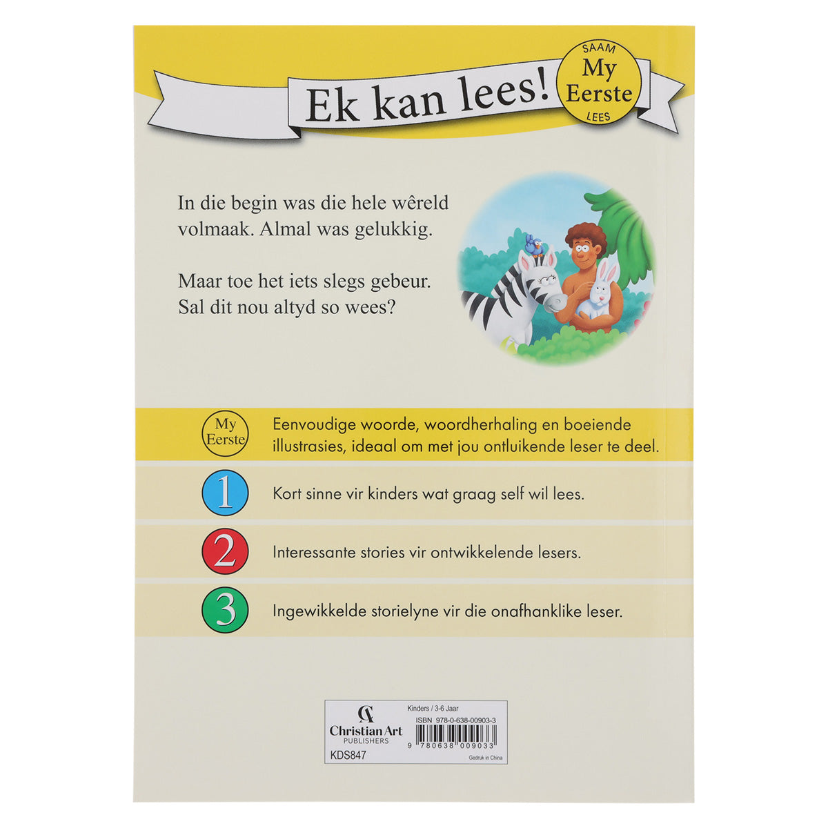 Adam en Eva in die Tuin - Ek Kan Lees (Sagteband)