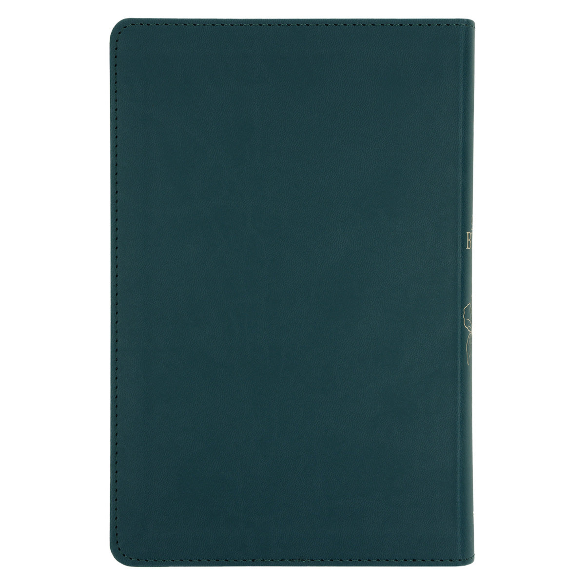 NLV Olyfgroen Met Goue Blomme Kunsleer Standaard Bybel Met Duimgrepe