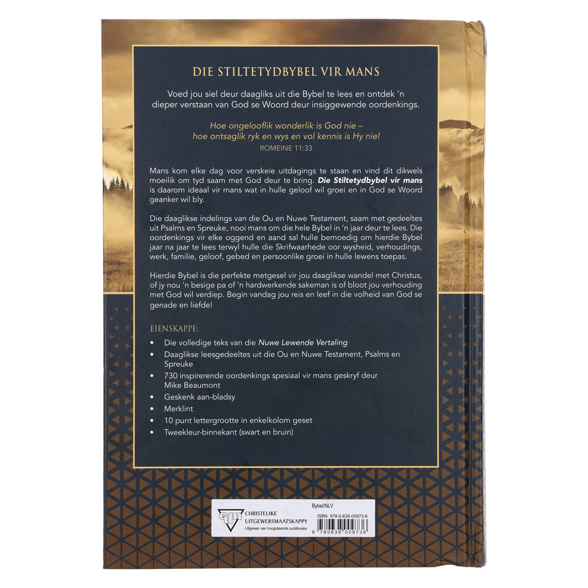 NLV Landskap Hardeband Stiltetydbybel vir Mans