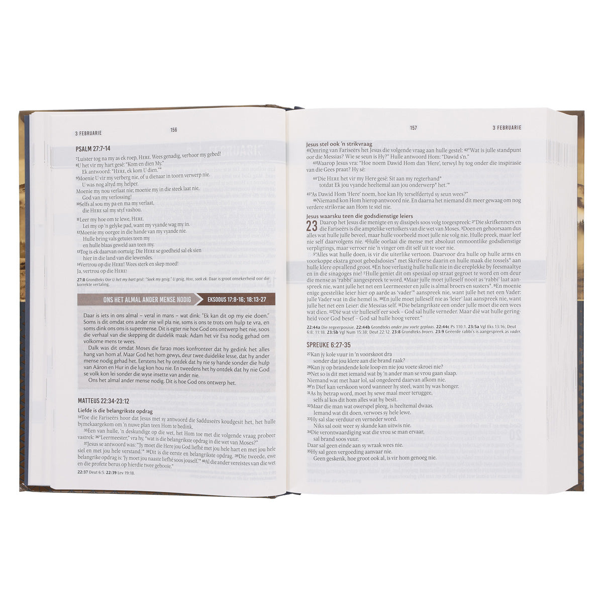 NLV Landskap Hardeband Stiltetydbybel vir Mans