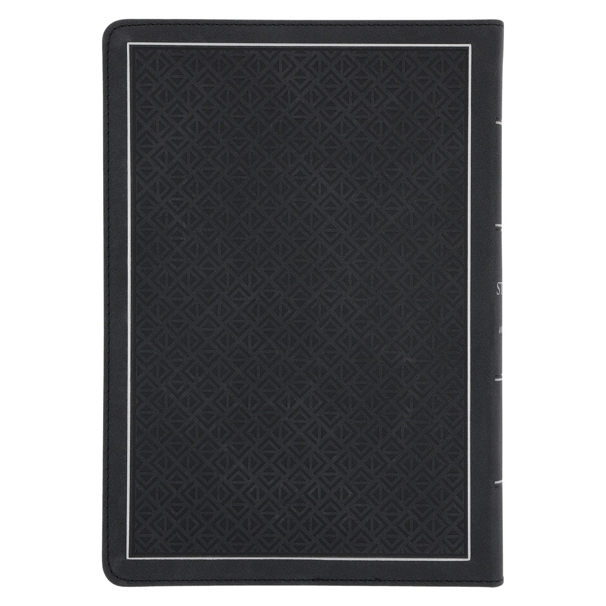 NLV Swart Kunsleer Stiltetydbybel vir Mans