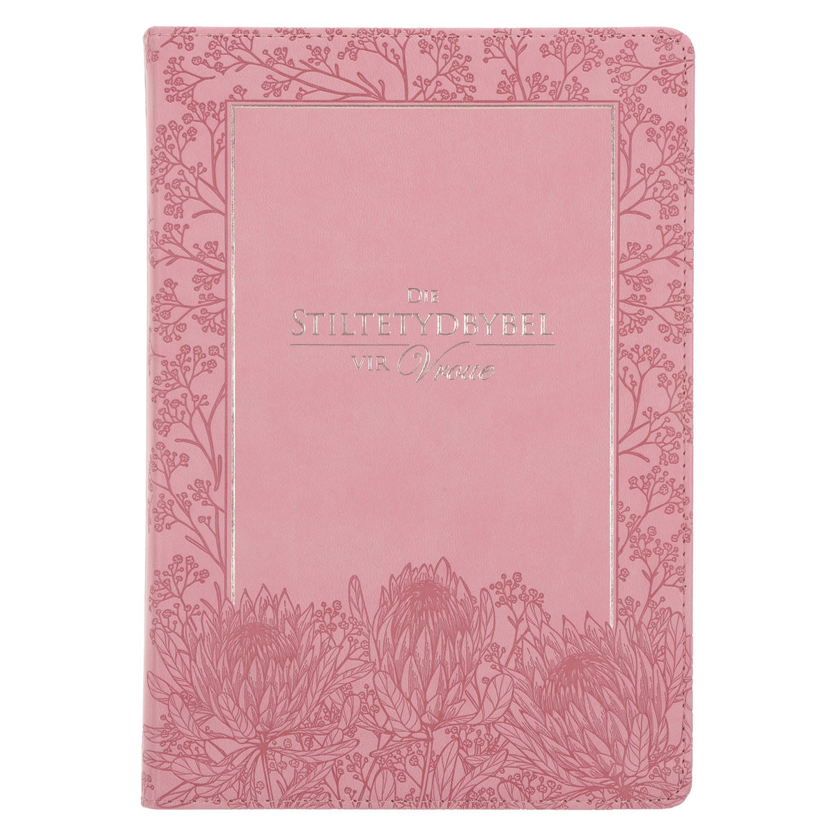 NLV Ligpienk Proteas Kunsleer Stiltetydbybel vir Vroue