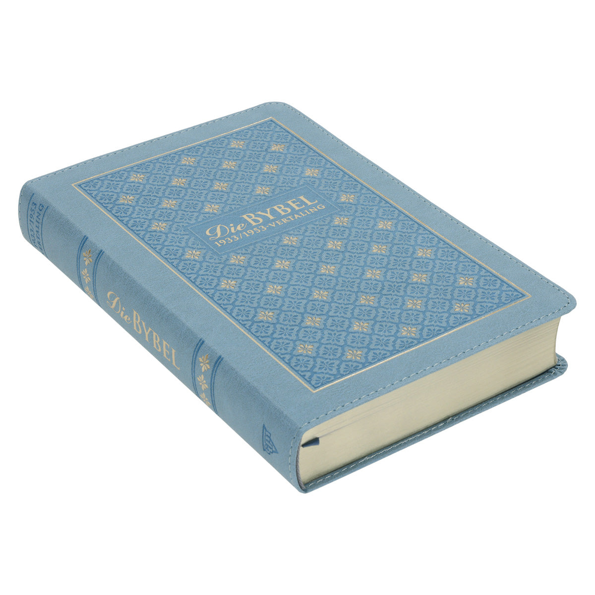Afrikaans 1933/1953 Vertaling Ligblou Kunsleer Bybel