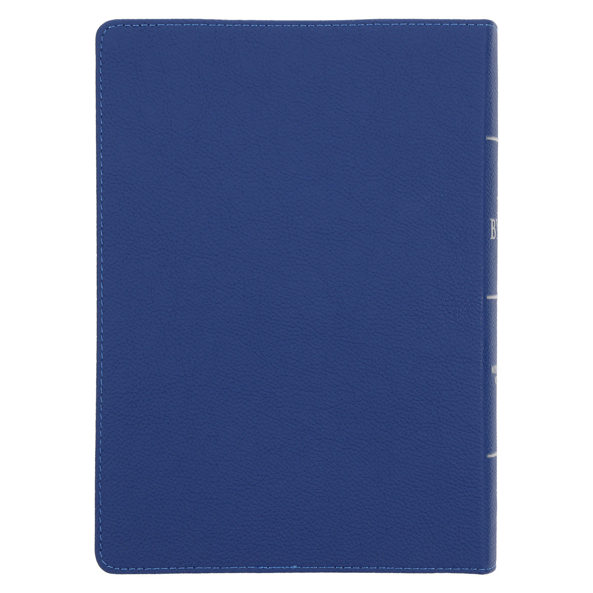 NLV Koningsblou Egte Leer Grootdruk Bybel