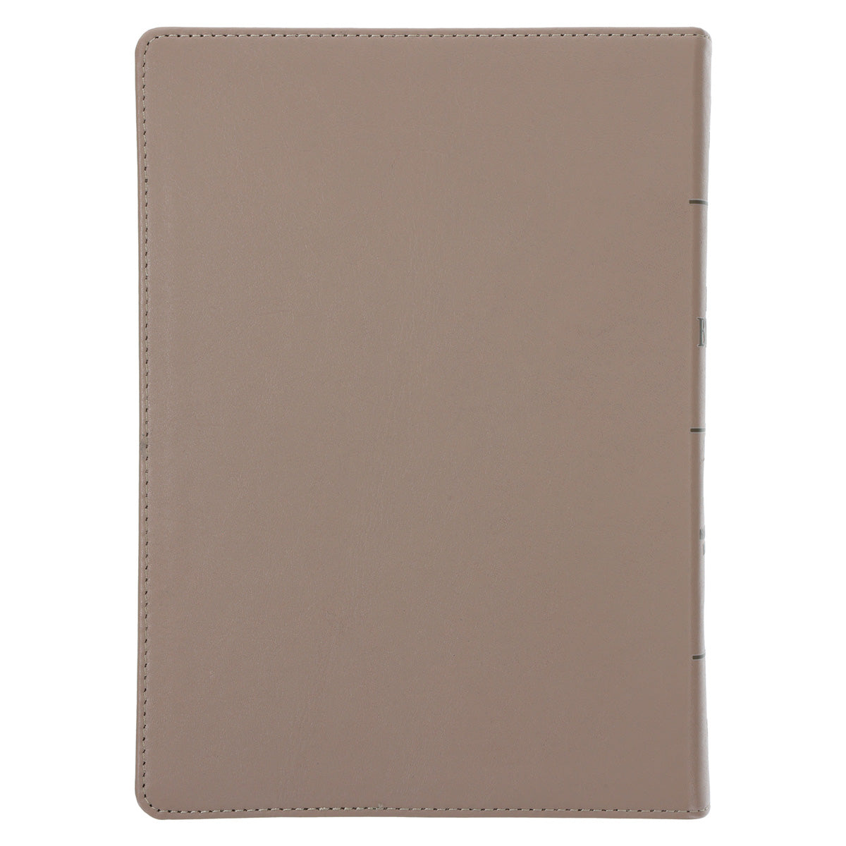 NLV Sandsteen Egte Leer Grootdruk Bybel