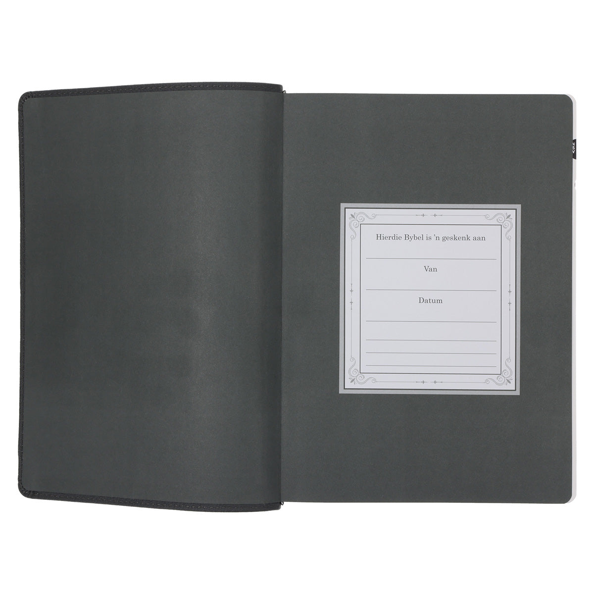 NLV Steenkool Egte Leer Grootdruk Bybel