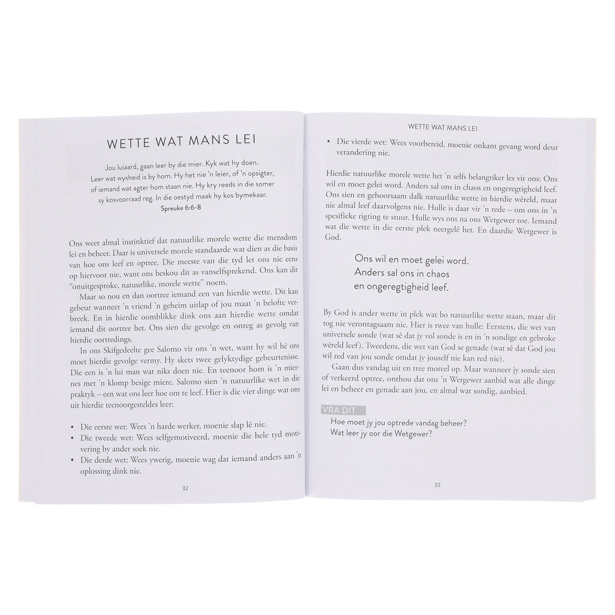 ’n Sterk Man Is Wys: 30 Dagstukke oor die Boek Spreuke (Sagteband)