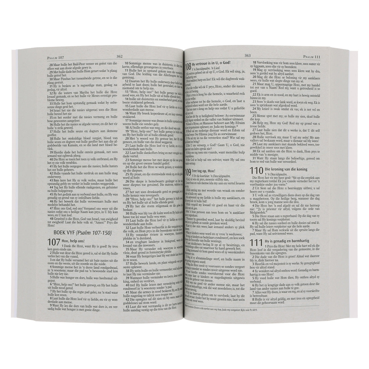 NLV Denim en Oranje Sagteband Uitreikbybel