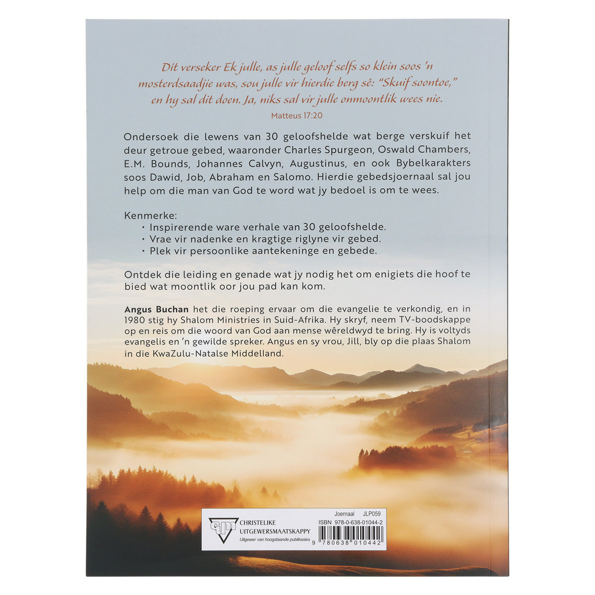 Manne van Geloof Gebedsjoernaal (Sagteband)