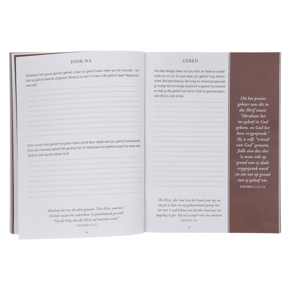 Manne van Geloof Gebedsjoernaal (Sagteband)