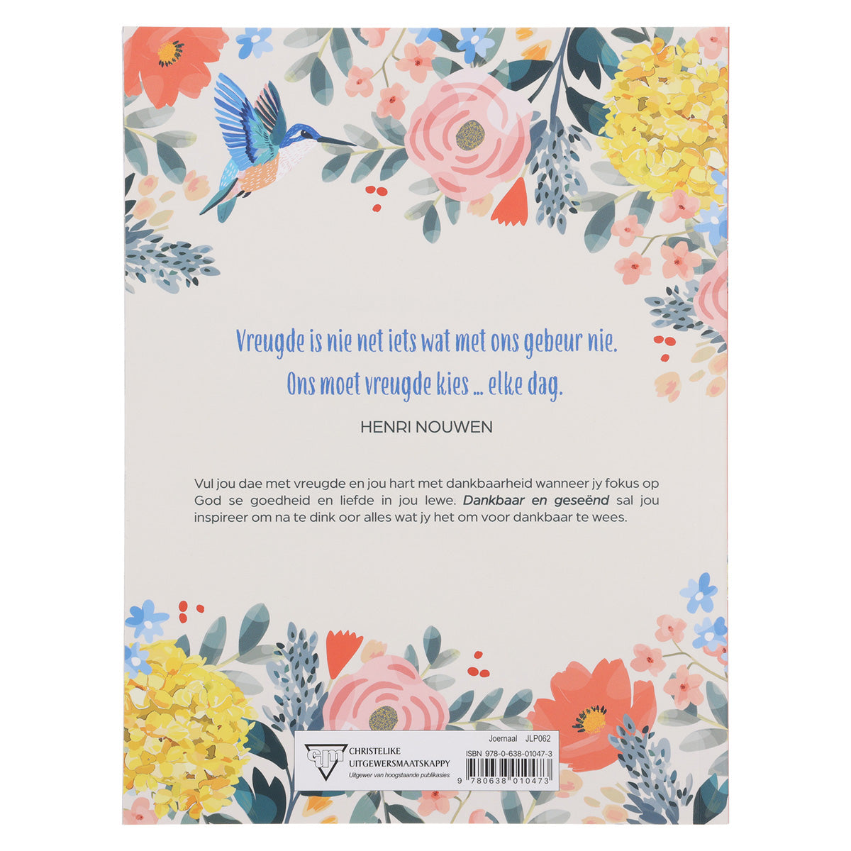 Dankbaar en Geseënd Dankie-Sê-Joernaal (Sagteband)