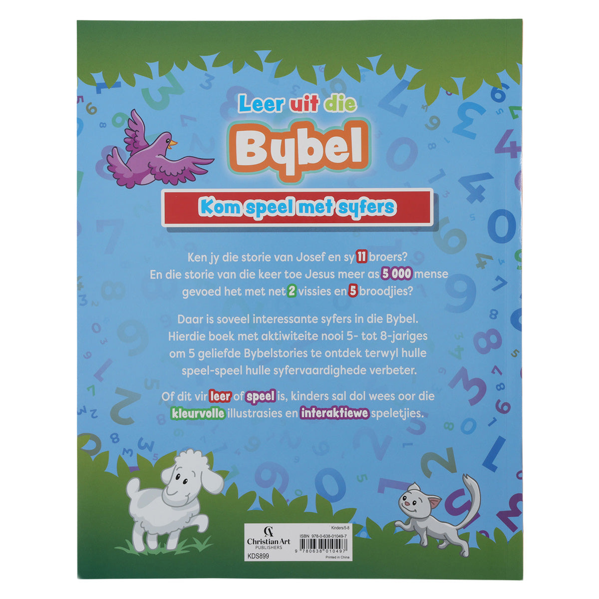 Leer uit die Bybel: Kom Speel met Syfers Boek 2 (Sagteband)