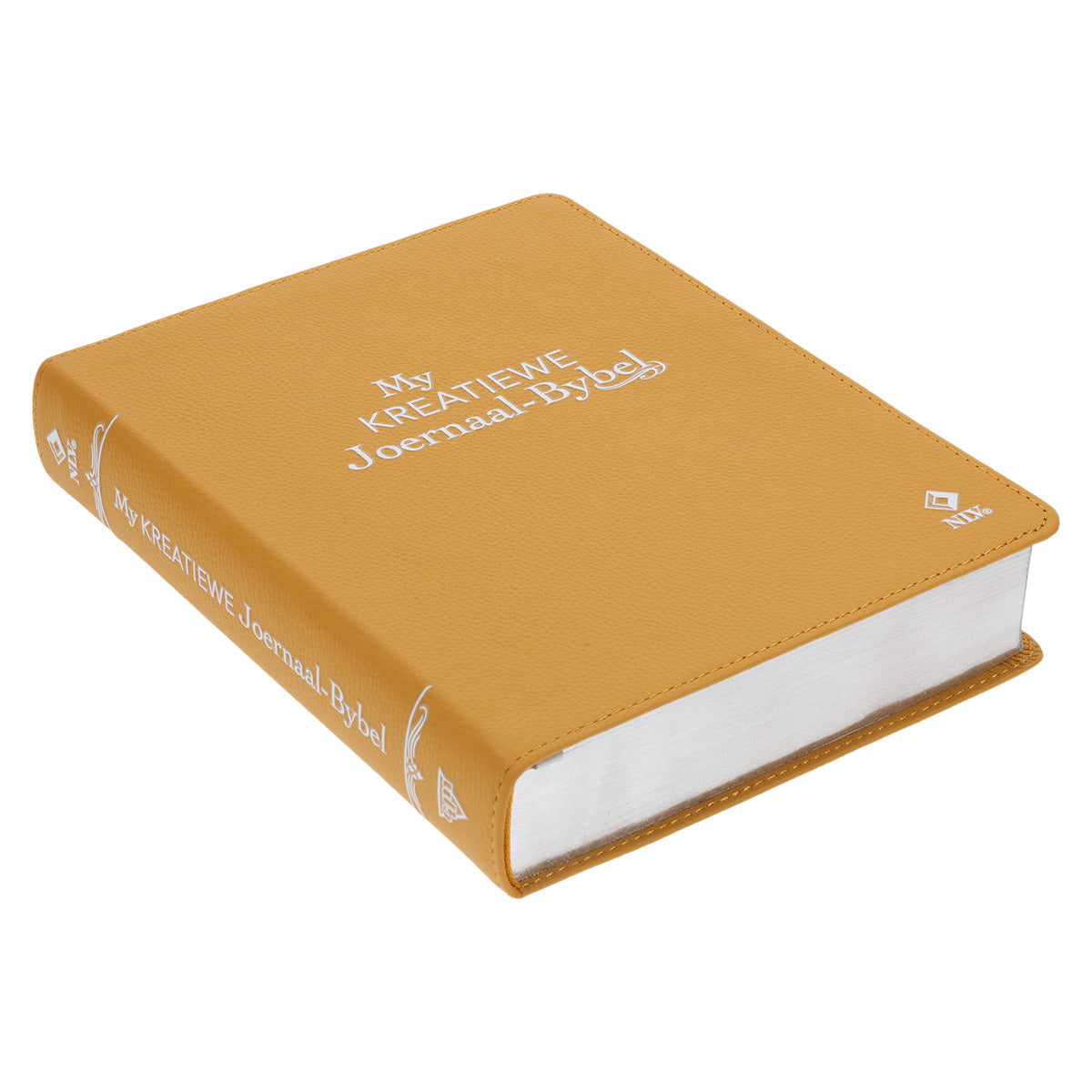 NLV Geel Egte Leer My Kreatiewe Joernaal-Bybel