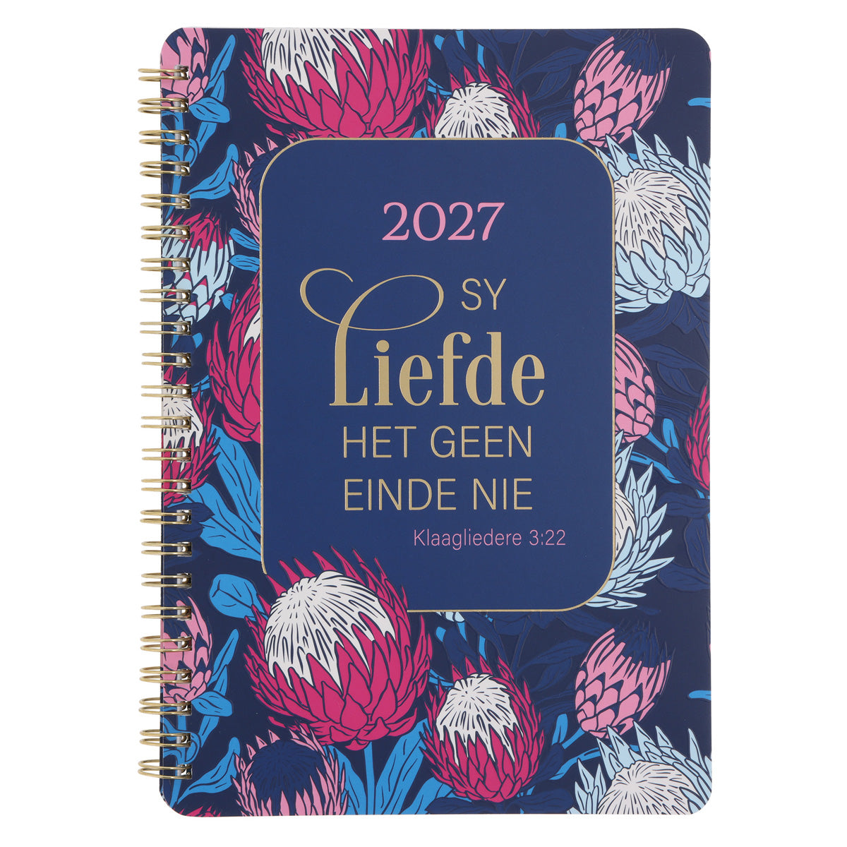 2027 Dagboek - Dagbeplanner - Sy Liefde Het Geen Einde Nie - Ringbind