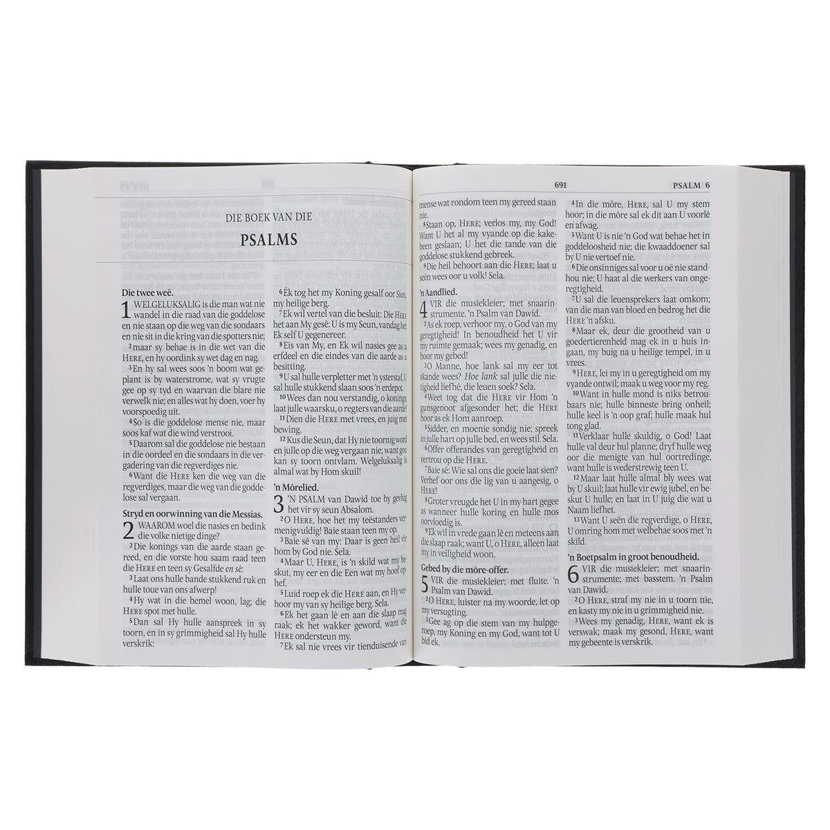 Afrikaans 1933/1953 Vertaling Swart Hardeband Bybel Grootdruk