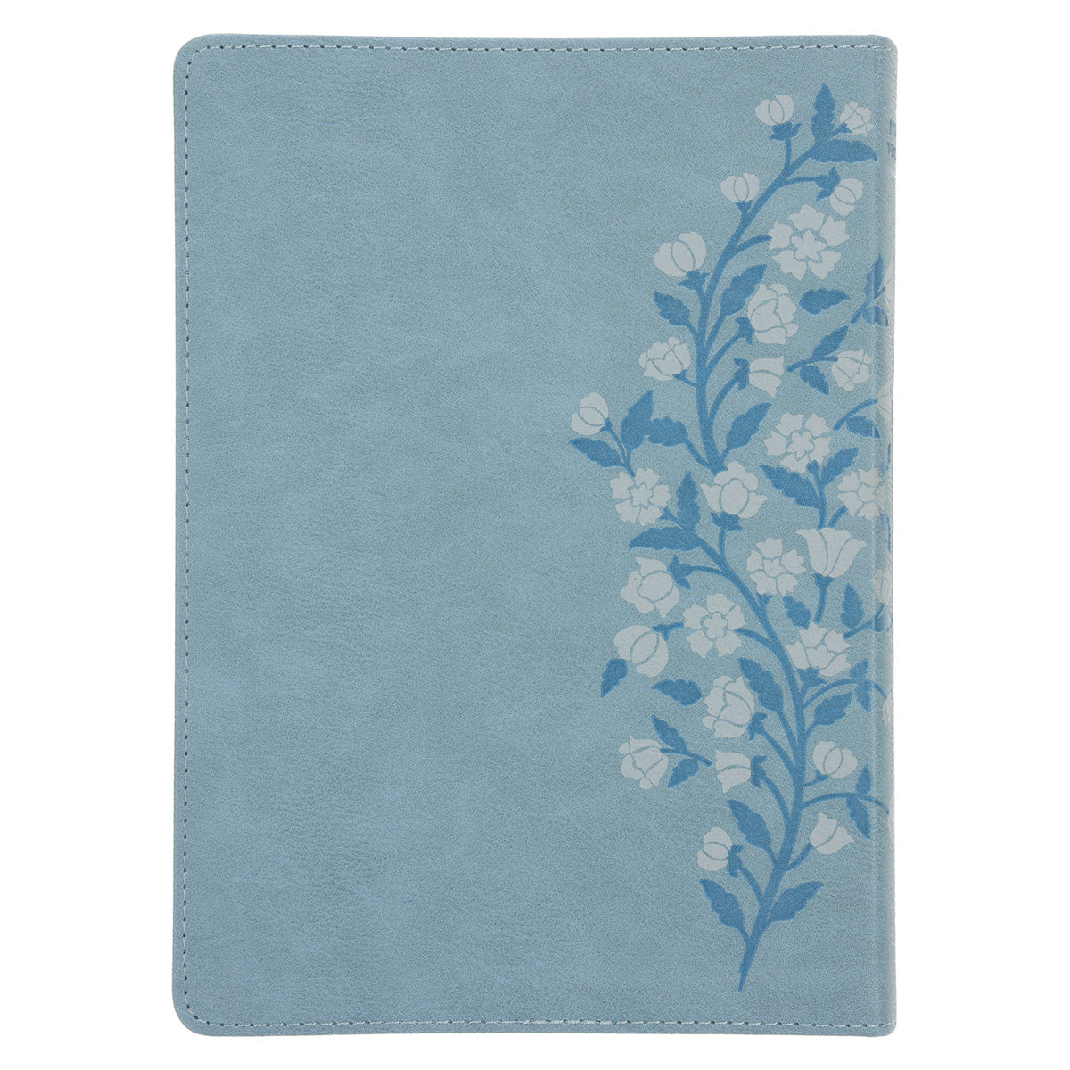Afrikaans 1933/1953 Vertaling Ligblou met Blomme Kunsleer Bybel Grootdruk