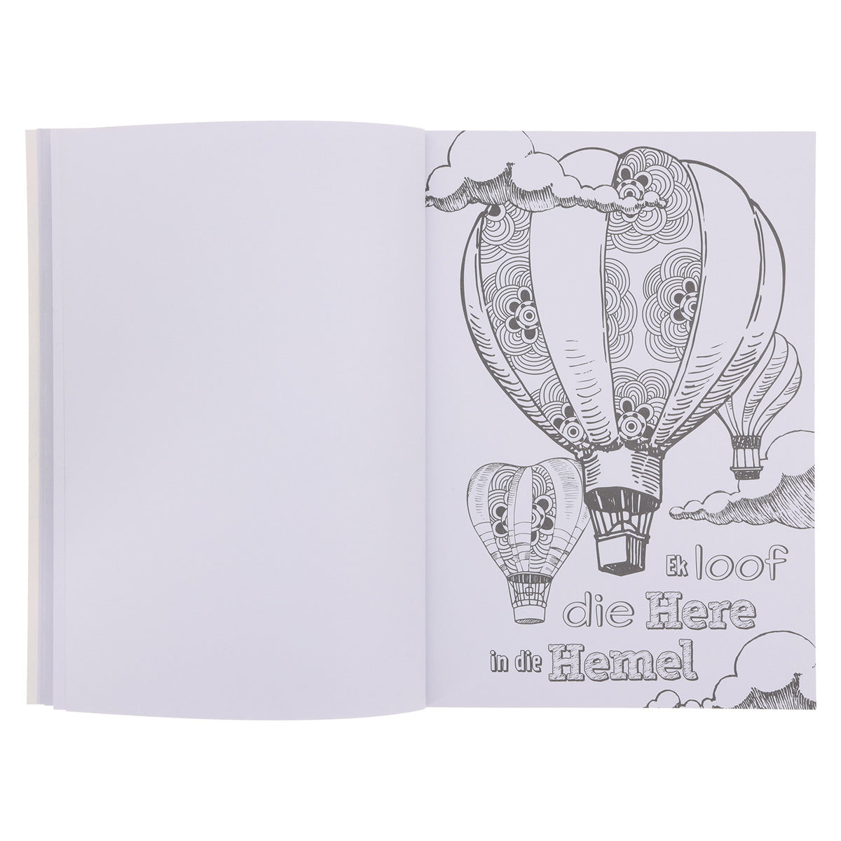 Geloof Vreugde Liefde Inkleurboek vir Dogters (Sagteband)