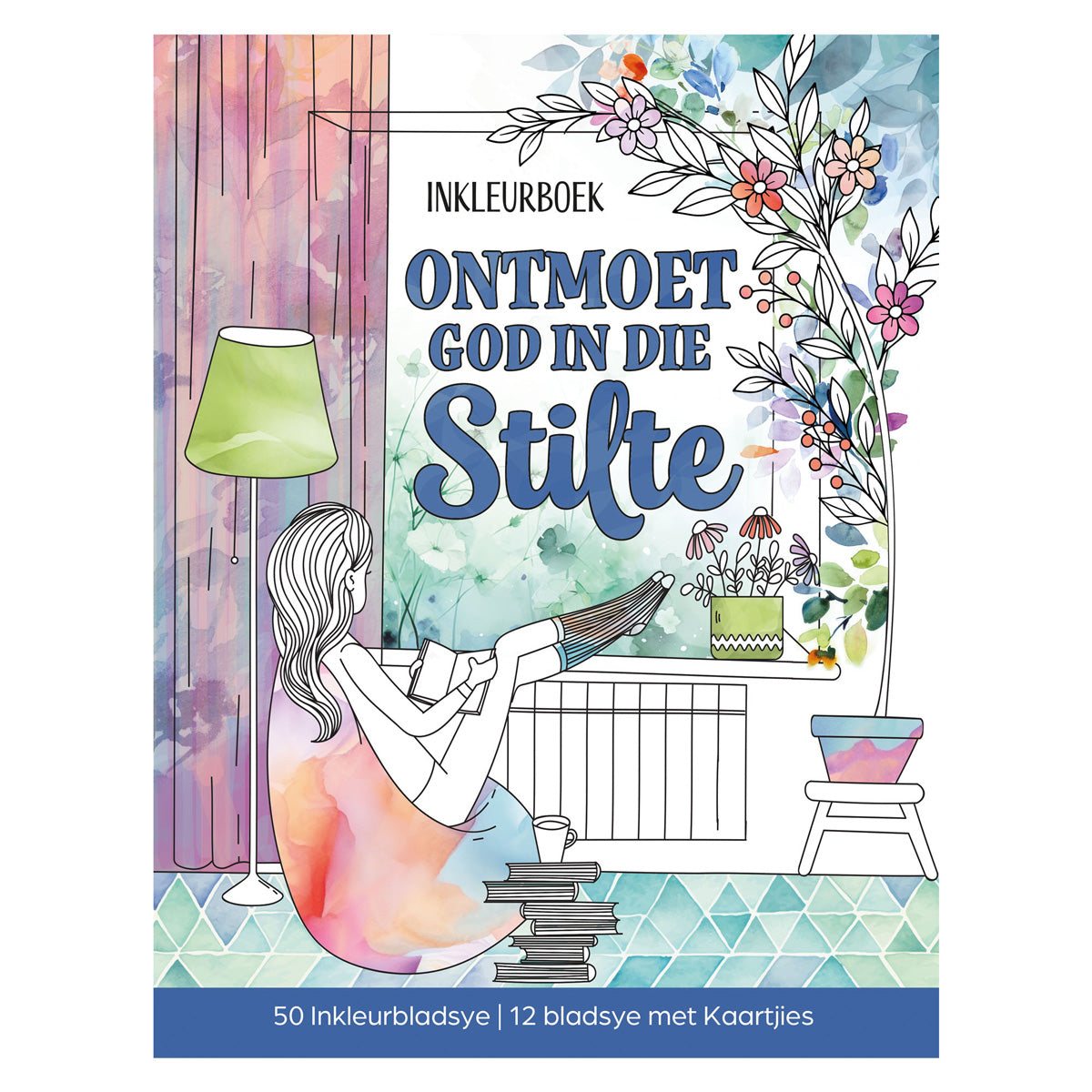 Ontmoet God in die Stilte Inkleurboek vir Volwassenes (Sagteband)