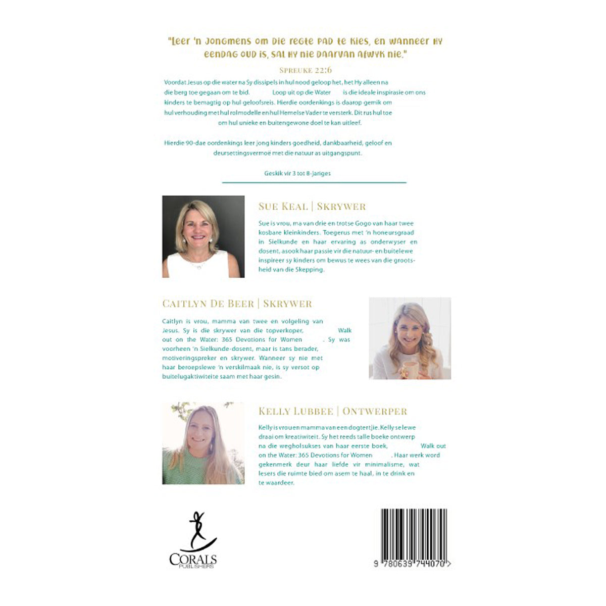 Loop Uit Op Die Water: 90-Dae Oordenkings Vir Kinders (Hardeband)