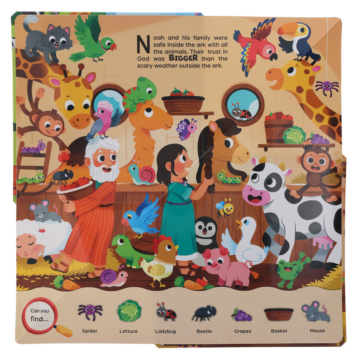 My Bigger Search and Find Noah's Ark (Boardbook)