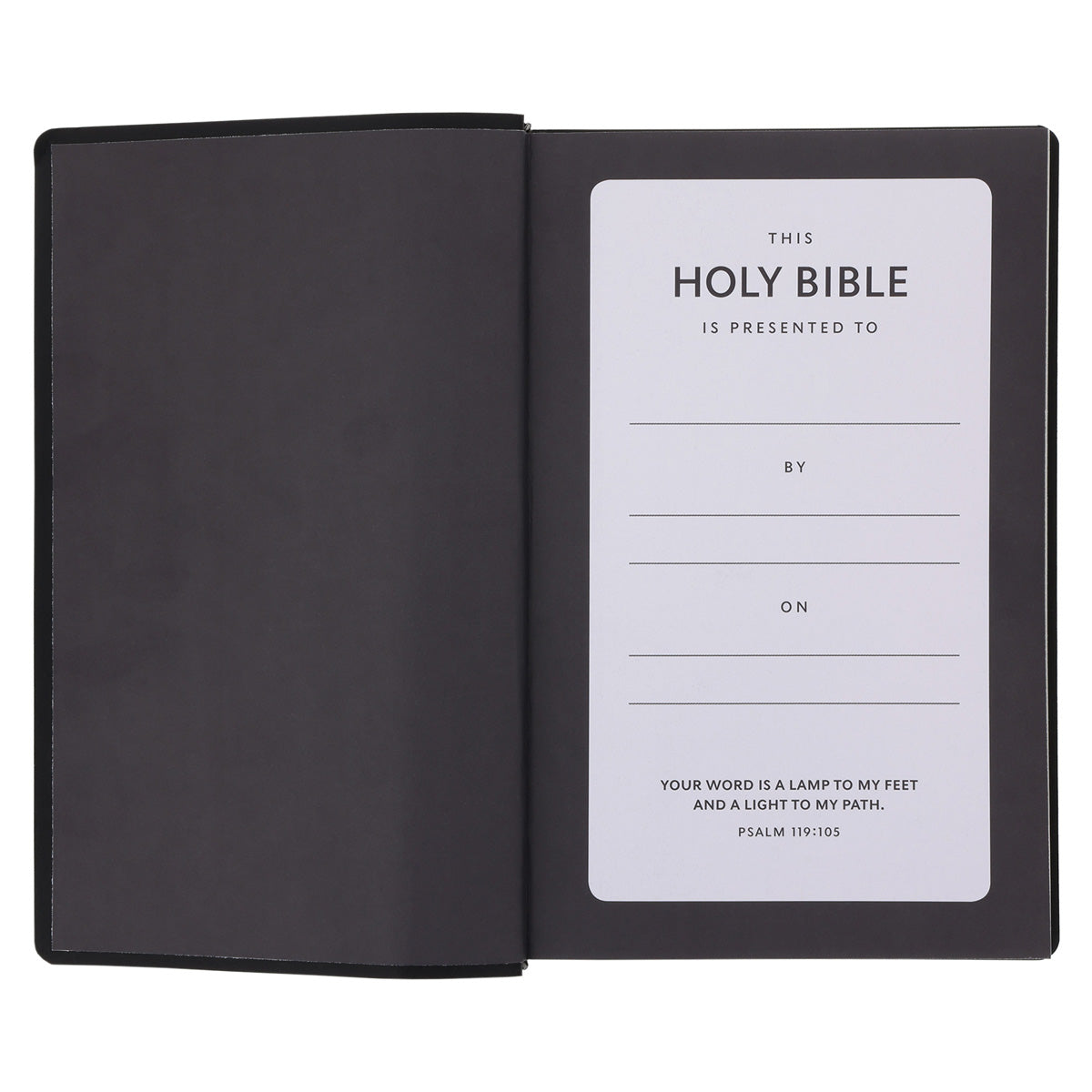 NKJV Black Imitation Leather Gift & Award Bible Red Letter Comfort Print
