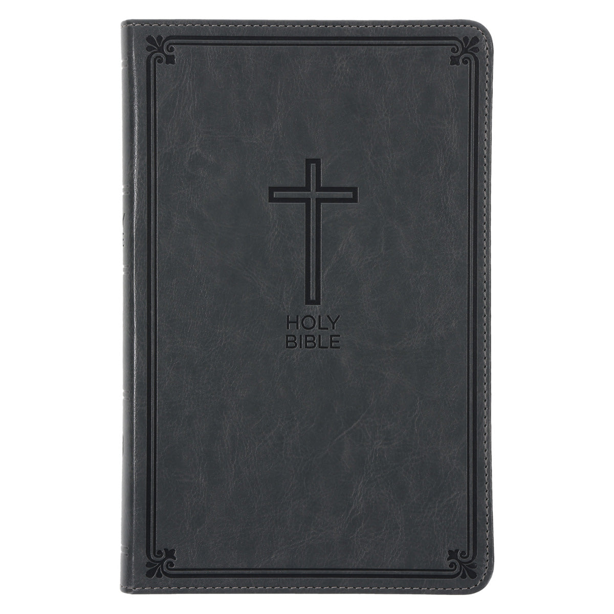 NKJV Deluxe Gift Bible Red Letter Gray (Comfort Print)(Imitation Leather)
