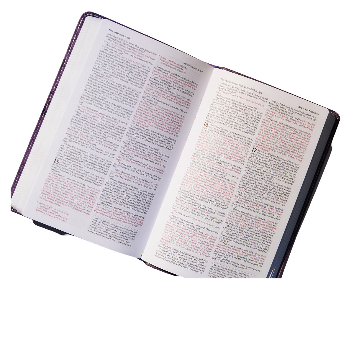 NKJV Deluxe Gift Bible Red Letter Blue (Comfort Print)(Imitation Leather)