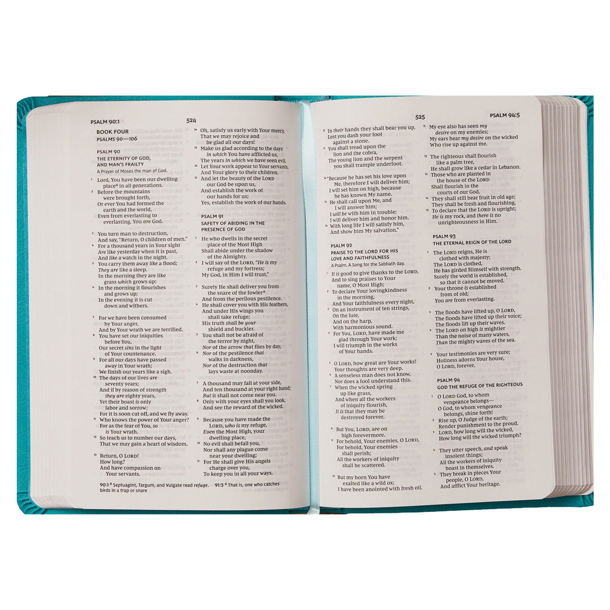 NKJV Blue Faux Leather Value Thinline Compact Bible Red Letter Comfort Print