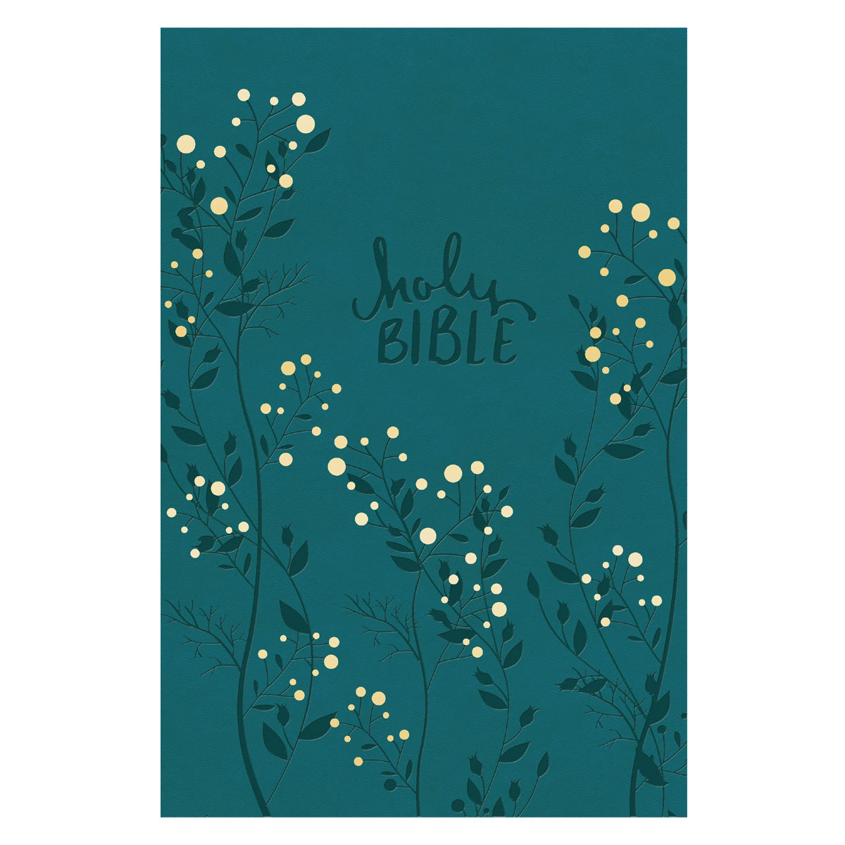 NKJV Aqua Imitation Leather Bible Giant Print