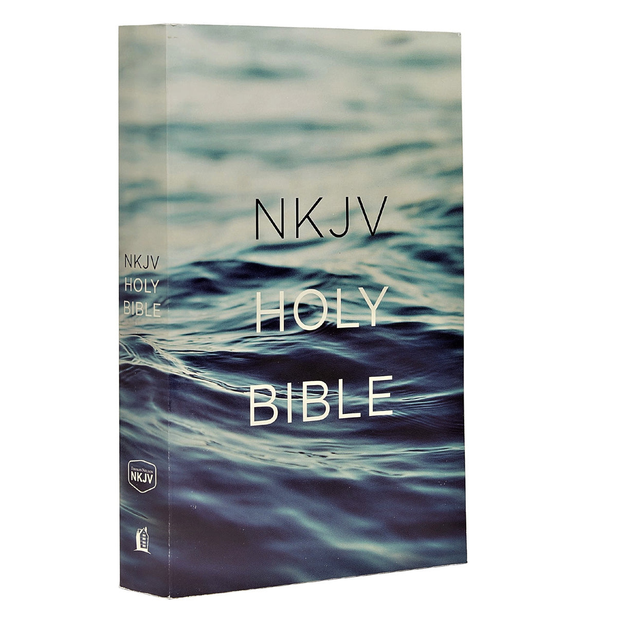 NKJV Value Outreach Bible Blue Scenic (Paperback)