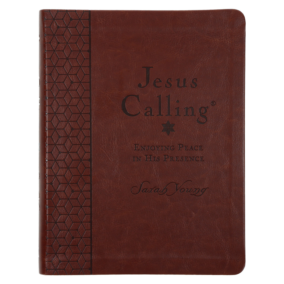 Jesus Calling: Enjoying Peace in His Presence Deluxe Edition (Imitation Leather)