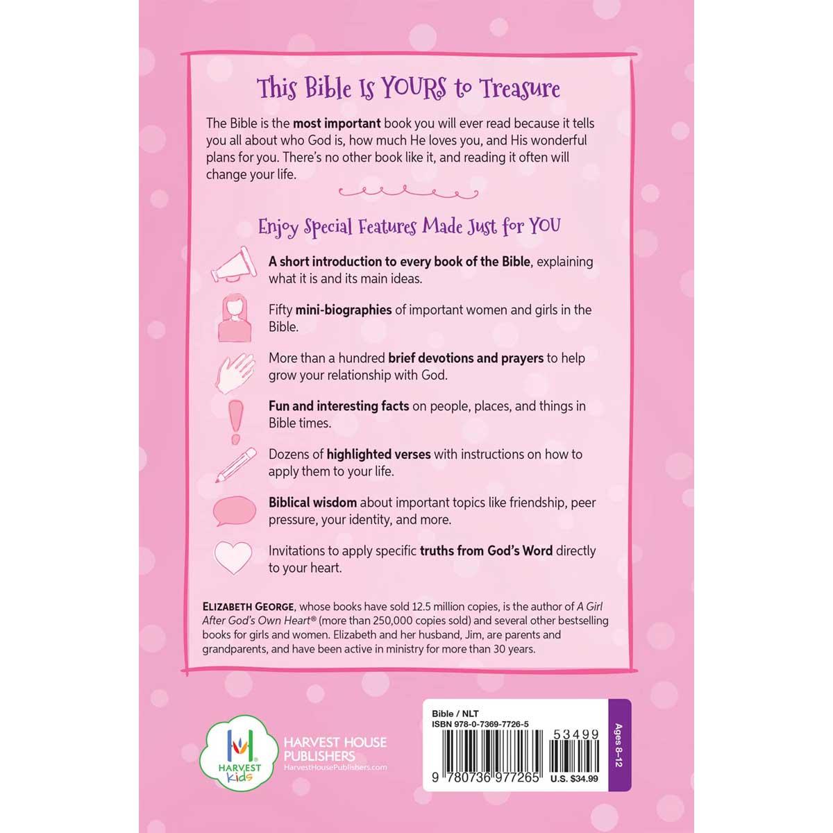 NLT A Girl After God's Own Heart Bible (Hardcover)