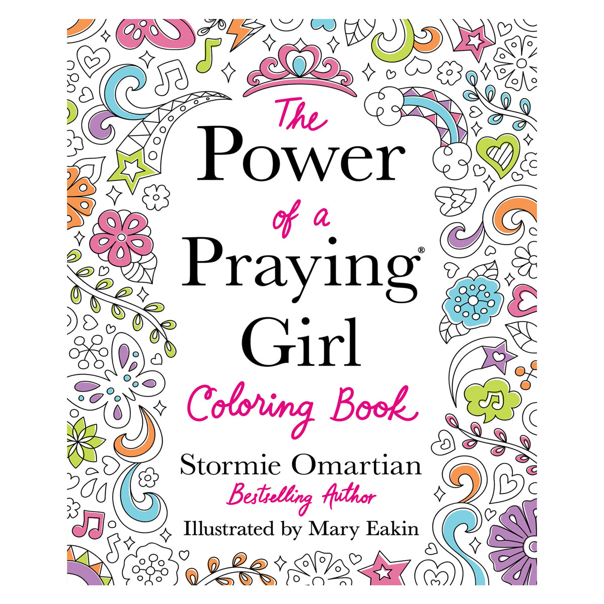 The Power Of A Praying Girl Coloring Book (Paperback)