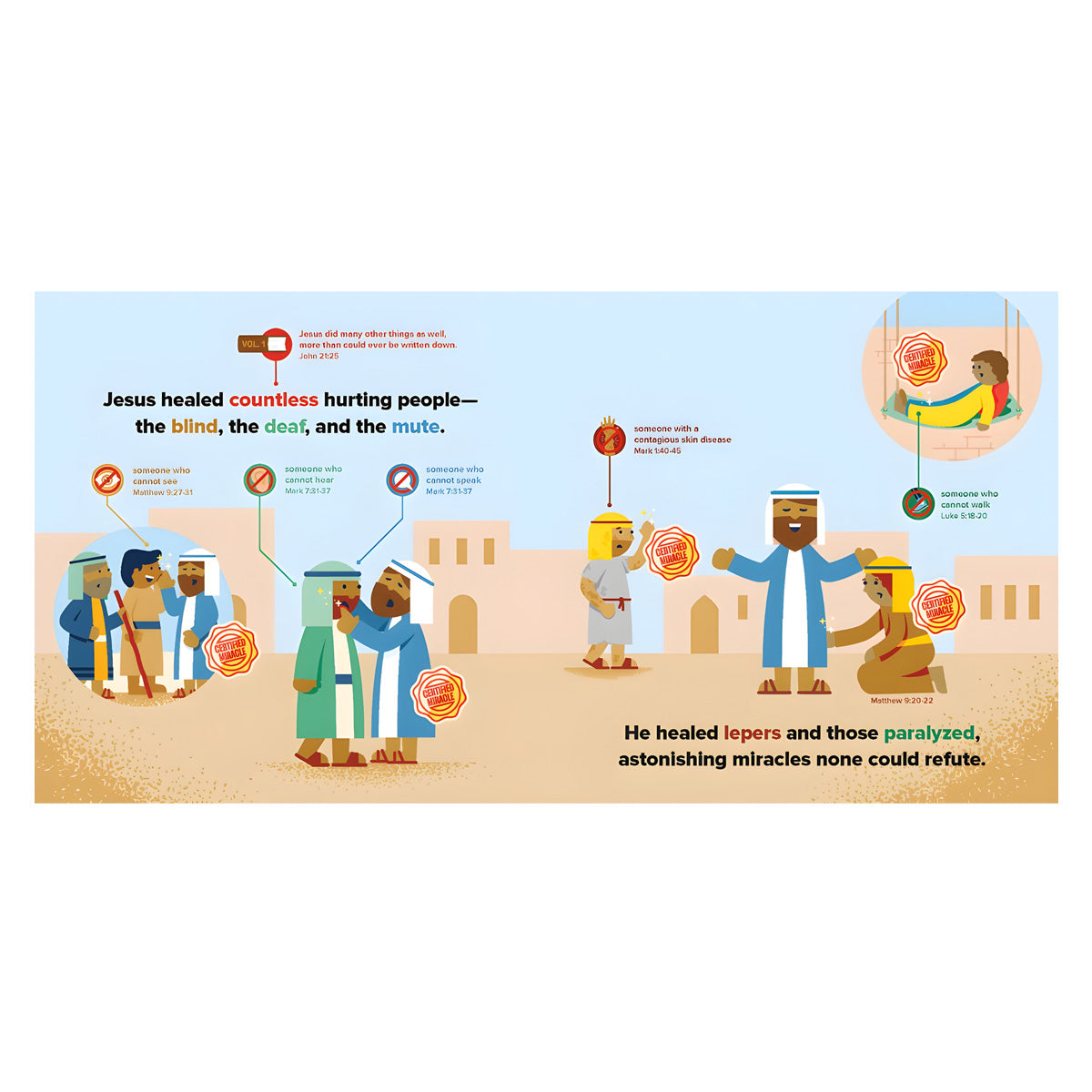 The Most Miraculous Messiah - A Bible Infographics for Kids (Board Book)