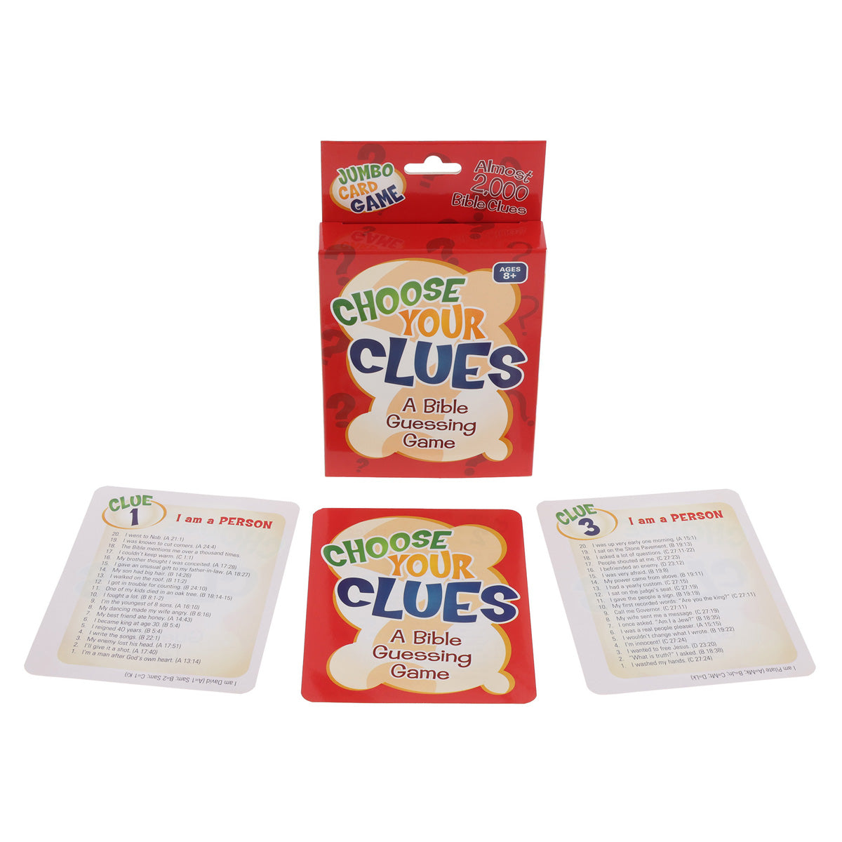 Choose Your Clues: A Bible Guessing Game (Cards)