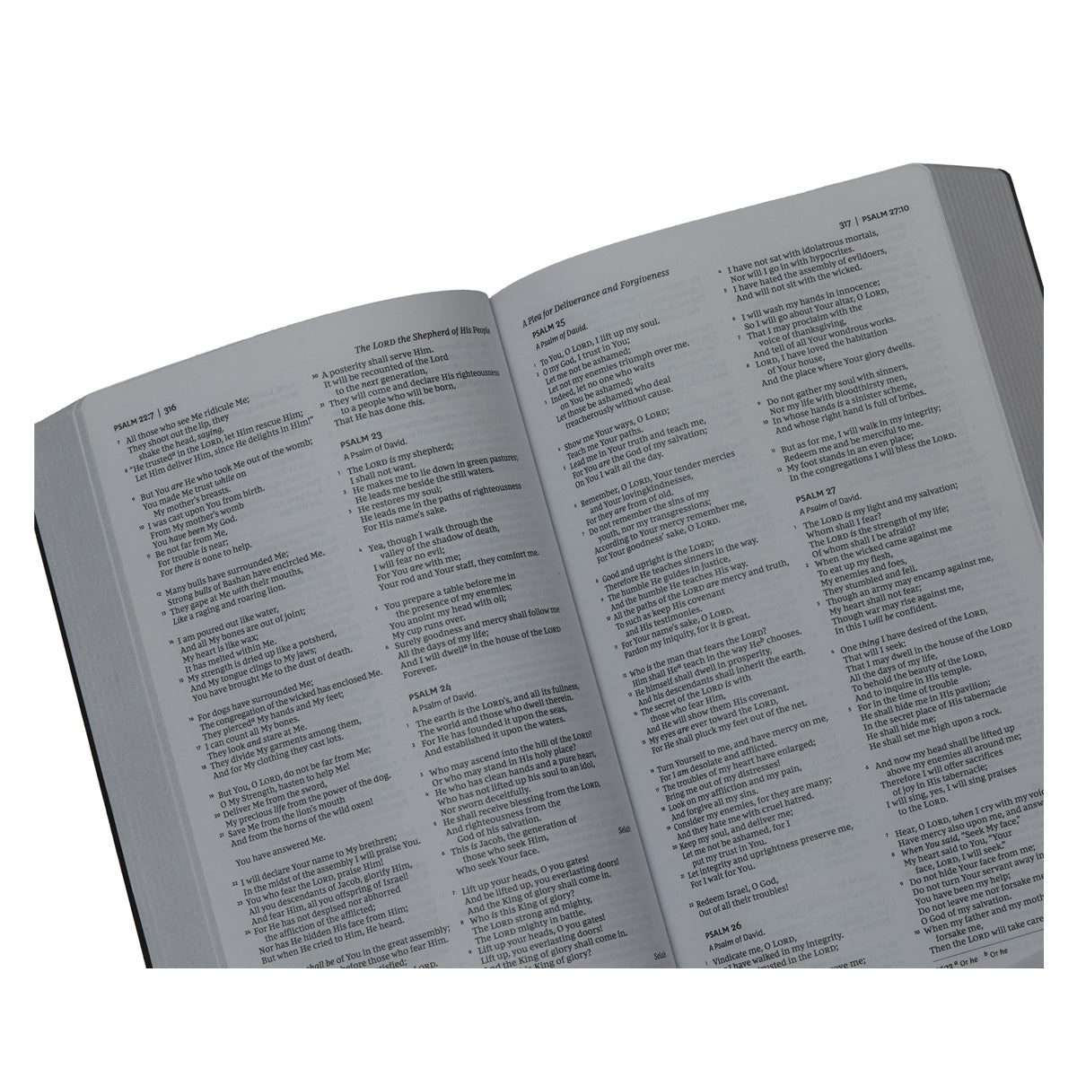 NKJV Holy Bible Soft Touch Edition Black (Comfort Print)(Imitation Leather)