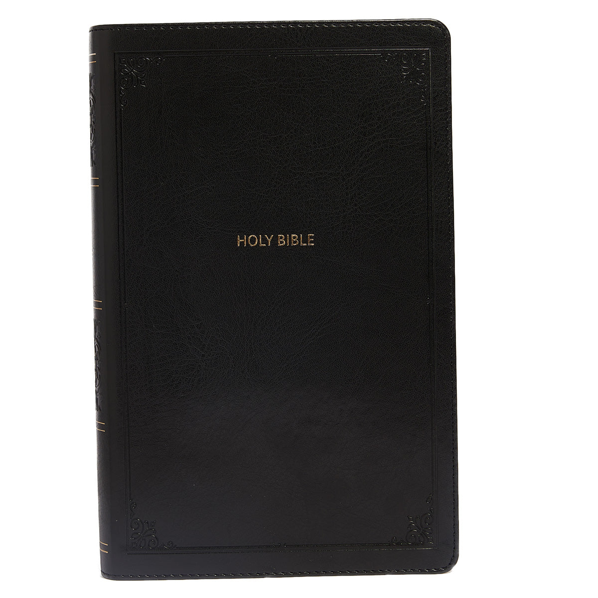 NKJV End Of Verse Personal Size Reference Bible Large Print Black (Comfort Print)(Imitation Leather)